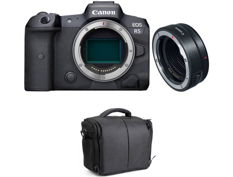 Kit Cámara CANON EOS R5 EF-EOS R + Bolsa (Full-Frame)