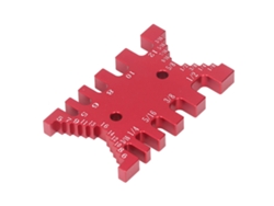 Calibrador De Tensión De Aluminio Doveta Gauge, Escala Métrica E Imperial, Herramienta De Carpintería.