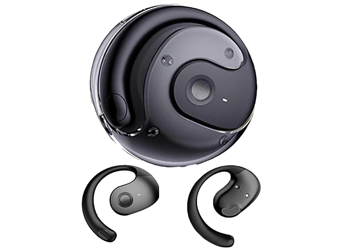 Auriculares Bluetooth inalámbricos con sonido de alta calidad, resistentes al agua, con forma de bola de coco pequeña.