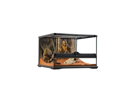 Terrario de vidrio para reptiles EXO TERRA S/Low, 60L,45x45x30cm