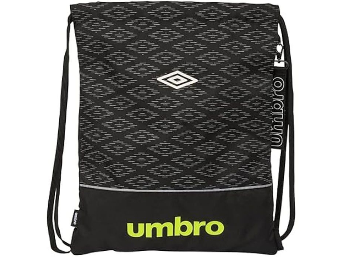 Bolsa Mochila con Cuerdas UMBRO Lima Negro 35 x 40 x 1 cm
