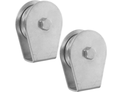 Kichouse 2 Poleas De Pared Con Rodamientos Internos De Bolas: Polea De Hierro Para Puertas Correderas, Proyectos De