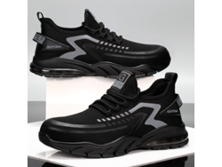 Zapatillas De Seguridad Para Hombre Con Puntera De Acero: Ligeras, Seguras, Con Estilo, Resistentes Al Desgaste - 40