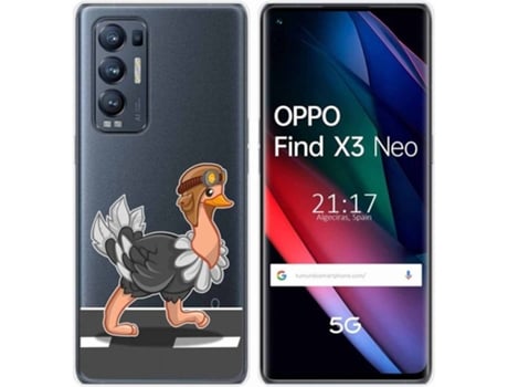 Carcasa Oppo Find X3 Neo TUMUNDOSMARTPHONE Avestruz