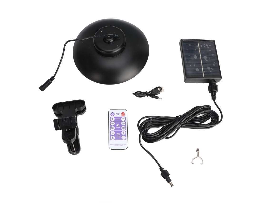 2026-luz Parasol Solar Exterior Ip65 Impermeable Con Temporizador Y Regulación De Brillo Led Luz Cálida Para Camping Patio
