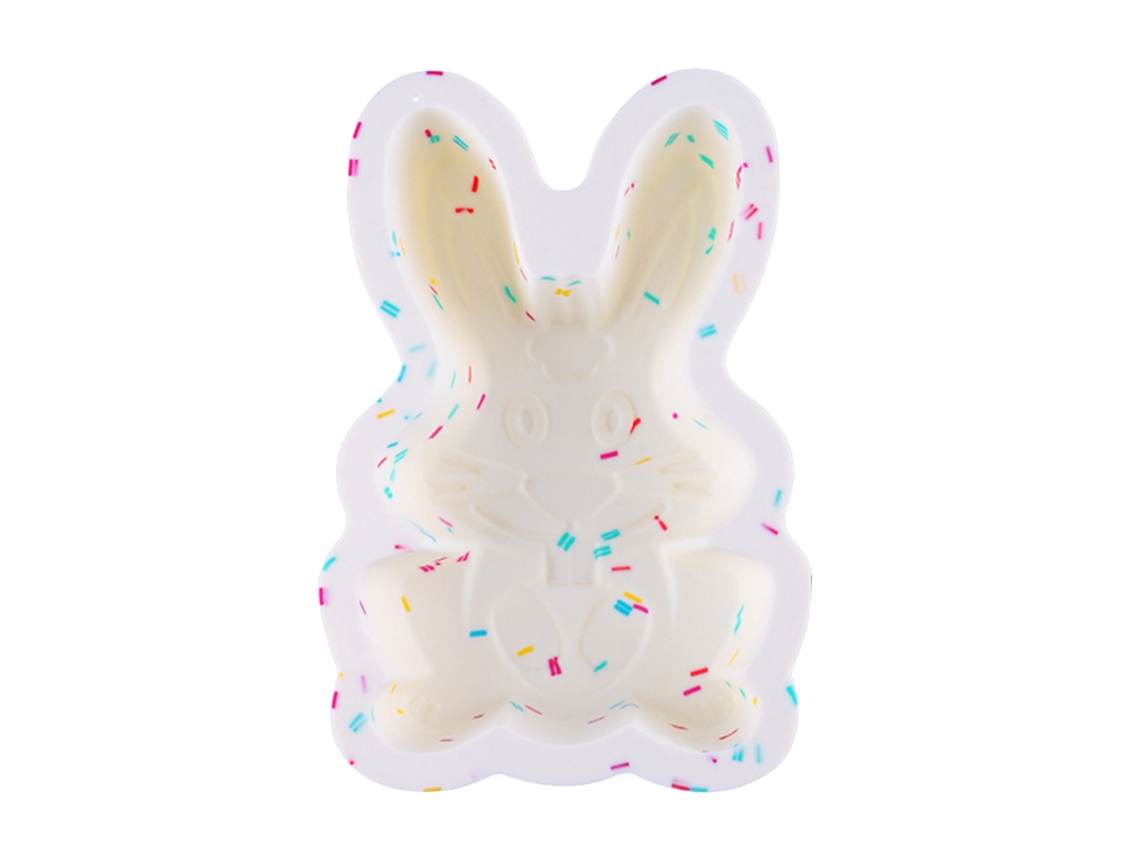 Molde de silicona para pastel de Pascua, herramienta de chocolate para hacer tú mismo para fiesta de galletas de conejito