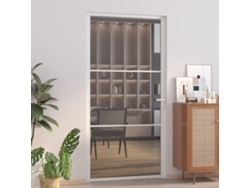 Puerta Interior 102,5x201,5 Cm ESG Cristal y Aluminio Blanco LOVELY HOME