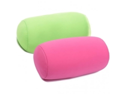 KOFIHETY Travesseiro Confortável Para Apoio De Pescoço, Cabeça E Costas, Travesseiros De Microesferas Macios, Mas Com Design Cilíndrico De Suporte Para Uso Em