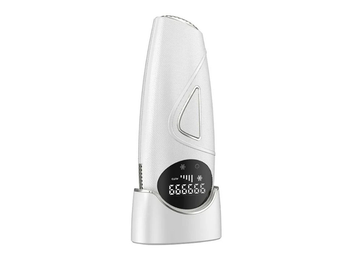 Dispositivo de depilación IPL con 5 niveles de energía, sistema de enfriamiento y 999,999 pulsaciones de luz corporal. Regalo Yizhood.