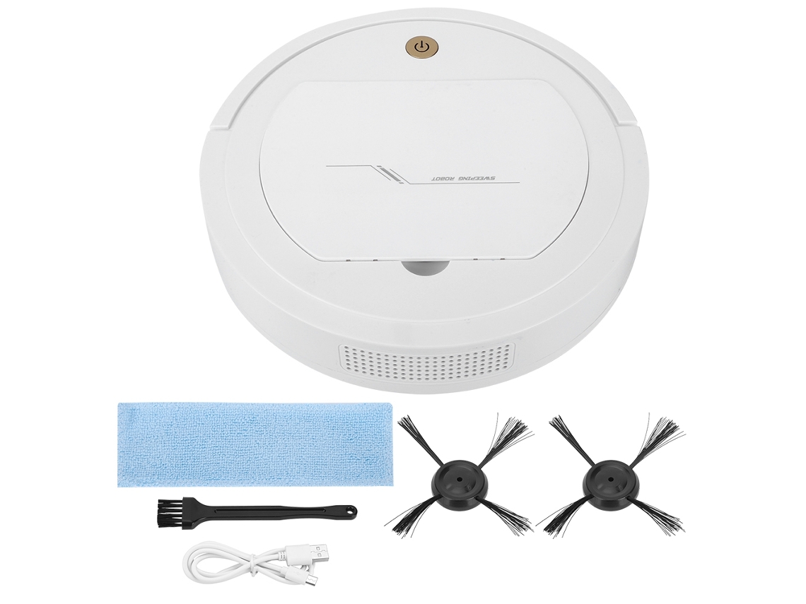 MEOIRUERY Aspiradora Inteligente 3 en 1 Máquina de Limpieza Automática Carga USB Electrodomésticos