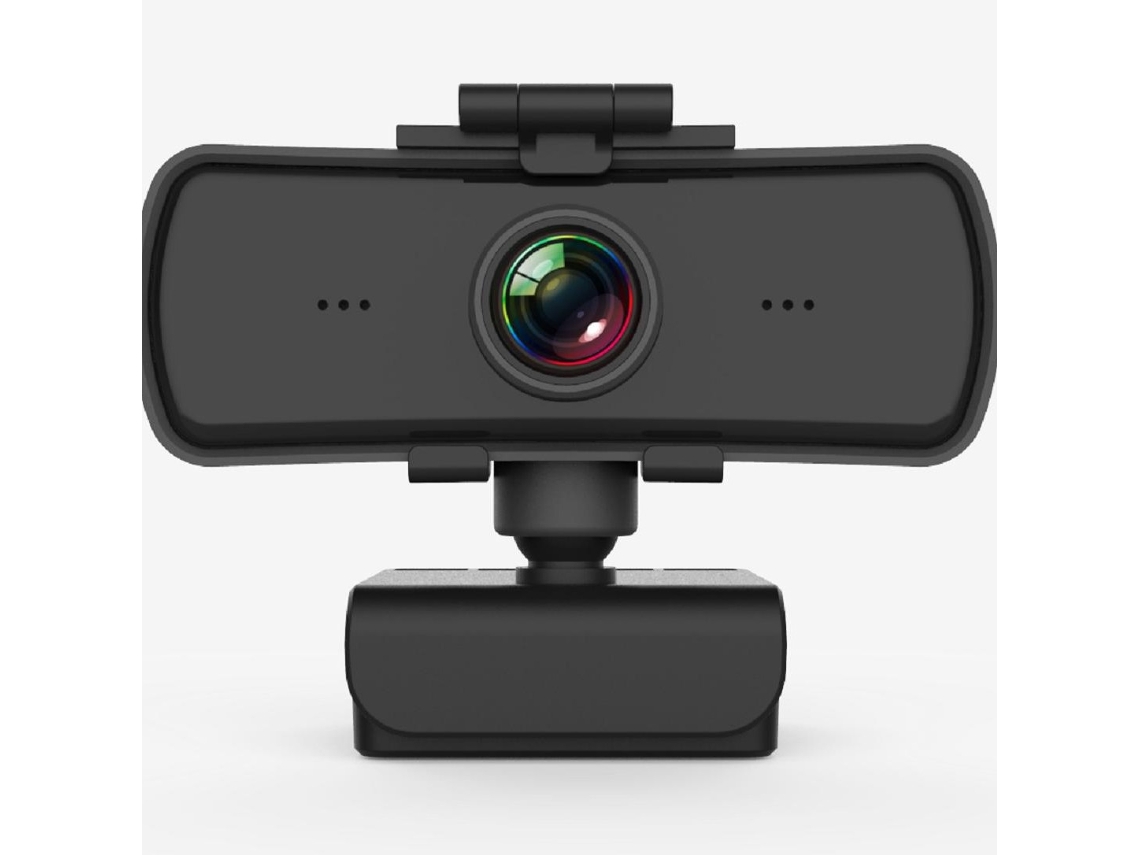 Webcam 1080p A 2k Hd Con Micrófono Tapa Privacidad Ángulo Amplio Usb Plug Play Para Llamadas