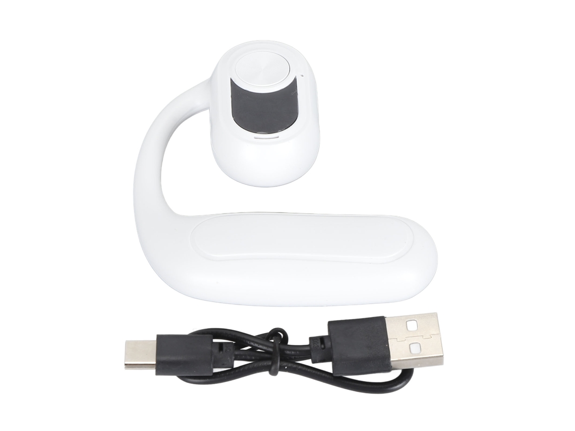 Auriculares Mono Abiertos Con Bluetooth 5.3 Y Cancelación De Ruido Blanco.