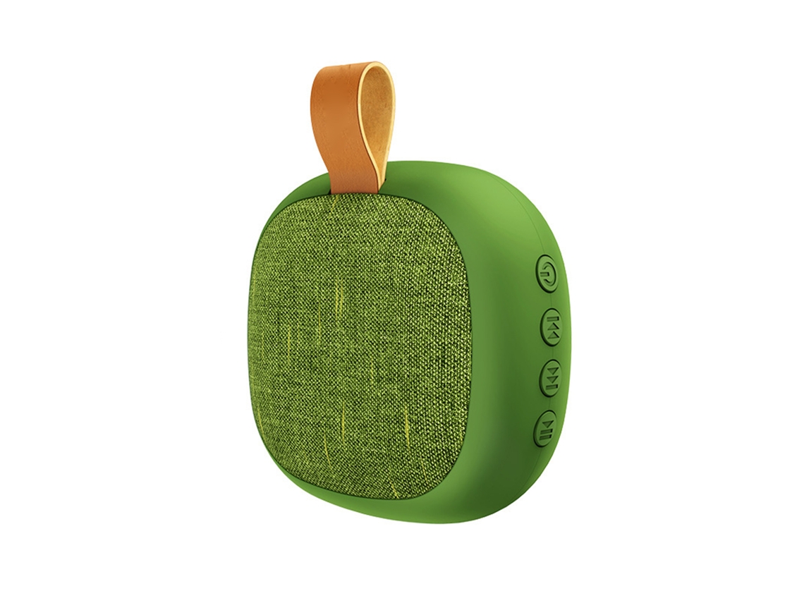Mini Altavoz Subwoofer Bluetooth Portátil Para Deportes Al Aire Libre Con Batería Verde Militar.
