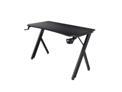 Gaming Desk GXT 700 Omnius, 120 x 60 x 76 cm, Mesa Gamer, Soporte para Auriculares y Porta Vasos, Estructura de Acero Trust