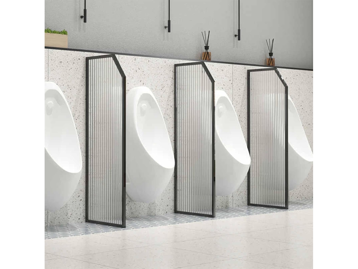 Juego De 4 Paneles Divisorios Para Privacidad, Acero Inoxidable Endurecido, Para Hombre, 90 X 40 Cm, Separadores Para...