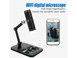 Microscopio electrónico industrial de 2 MP HD con Wi-Fi, 50-1000x, portátil, F210, para teléfonos móviles y tabletas | Sin marca