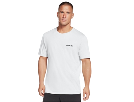 Camiseta SKECHERS Hombre (Poliéster - Gris - M)