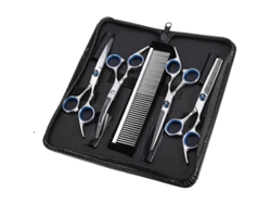 Kit De Tijeras 5 En 1 Para El Cuidado De Perros Y Gatos Con Tijeras Curvas Afiladas Frg