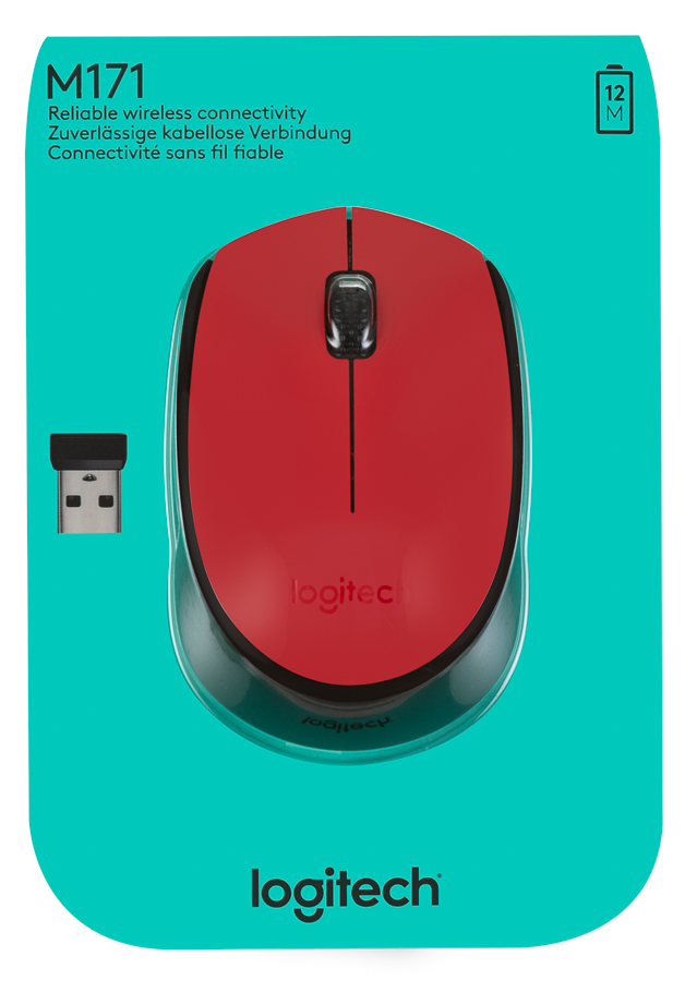 Ratón LOGITECH M171 (Inalámbrico - Óptico)