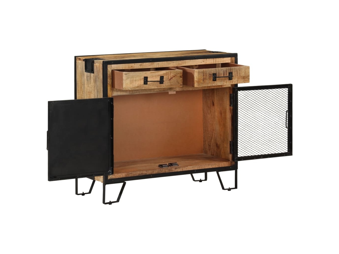 Maison Exclusive - Aparador De Madera Maciza De Mango En Bruto 80x31x71 Cm
