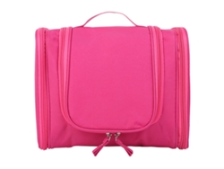 Neceser de viaje unisex colgante, organizador de gran capacidad, impermeable, ligero, rosa (9,44 x 4,13 x 7,87 pulgadas/9,44 x 4,13 x 20 cm)