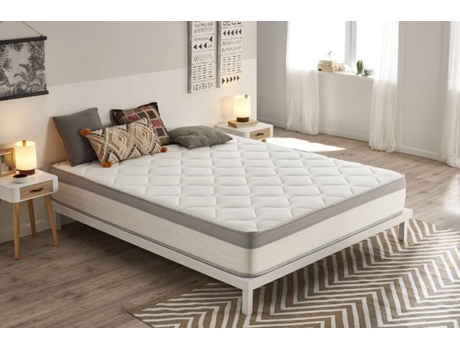Colchón MOONIA Spring Max Muelles Ensacados Viscoelástico (90x190 cm - Altura: 22 cm)