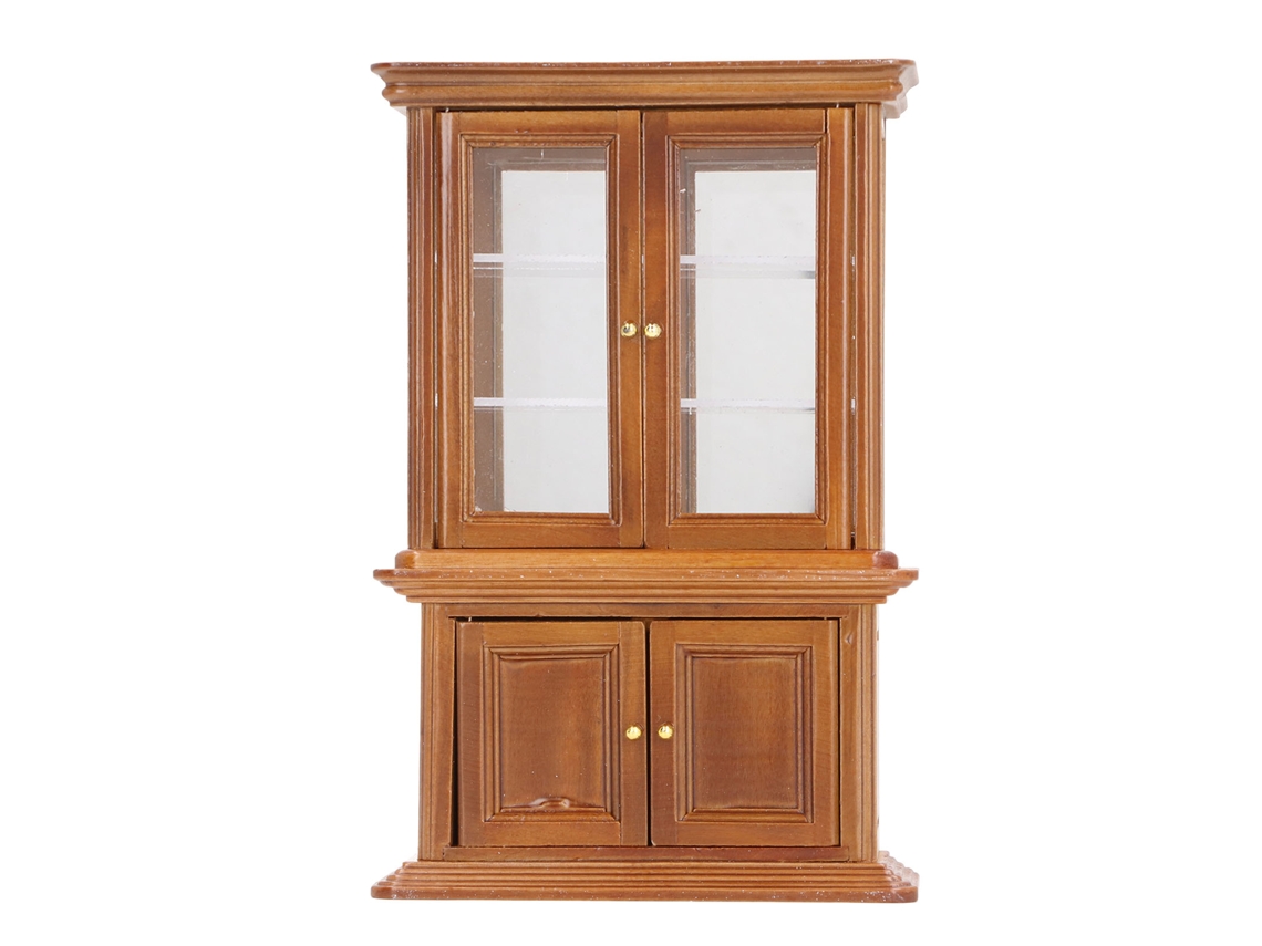 Estantería En Miniatura De Madera De Abedul A Escala 1:12 Para Decoración De Casas De Muñecas - Marrón