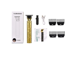 Tijera Eléctrica De Pelo Acero Inoxidable Grooming Dragón Oro Fénix Cortador Portátil