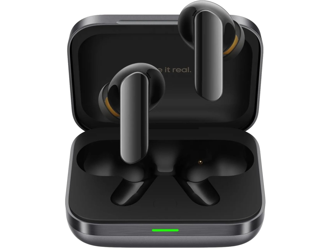 Realme Buds Air 7 Pro Negros (Intraaurales de Alta Resolución, 53 dB, Cancelación Activa de Ruido, IP55)