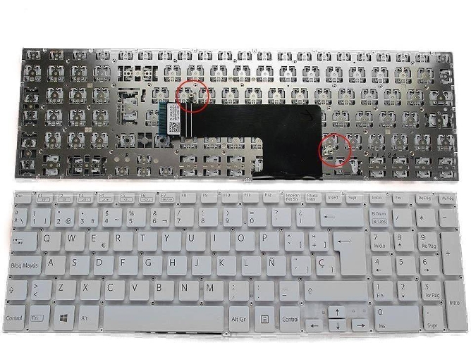 Teclado para Portátil Svf15 Svf153A1Ym 149239971Es Svf152A29M Aehk9P012203A