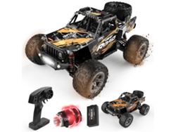 Versión Amarilla Cepilladaenoze 9208e/208e Rtr 1/10 2.4g 4wd 40km/h Coche Rc Escobilla Led Proporcional Alta Velocidad Pickup Todoterreno Juguetes