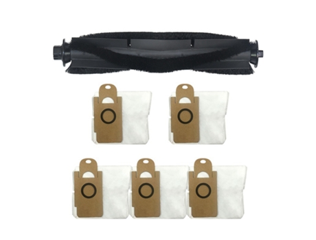 Accesorios para aspiradoras, juego de bolsas de polvo con rodillo de cepillo principal para piezas de Robot aspirador Lydsto R1