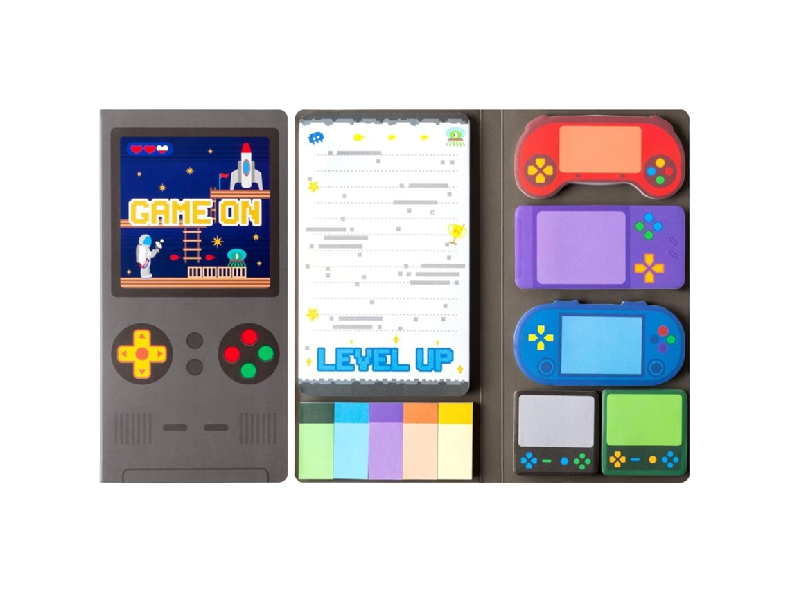 Juego de notas adhesivas Eifson Notepad con 550 hojas (consola de juegos)