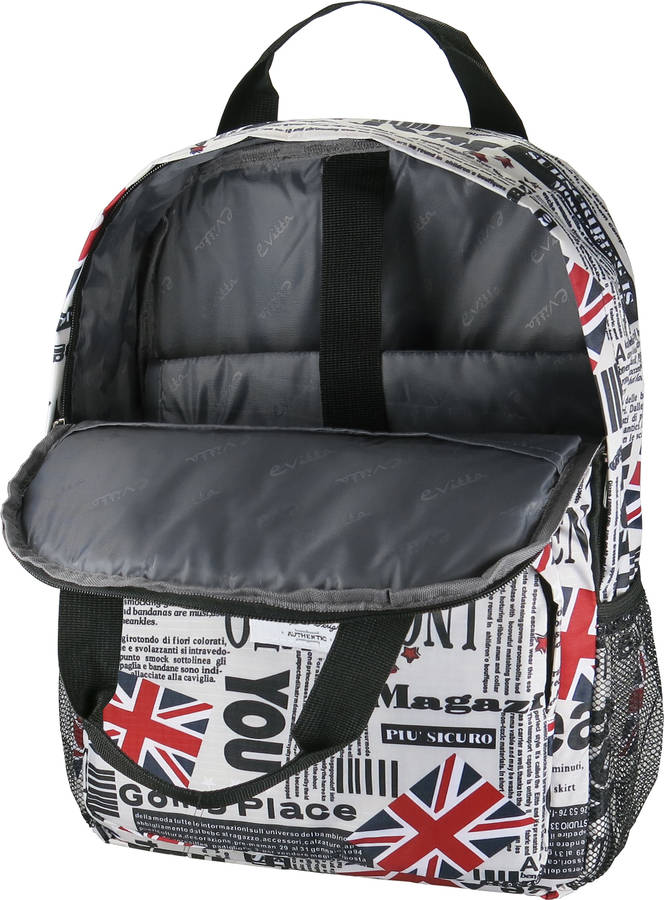 Evitta Style Inglaterra mochila para 15.6 portatil england 15.4 16 16“ pc estampado 15.416 hasta 1541639.1140.64cm interior acolchado evbp001005 406