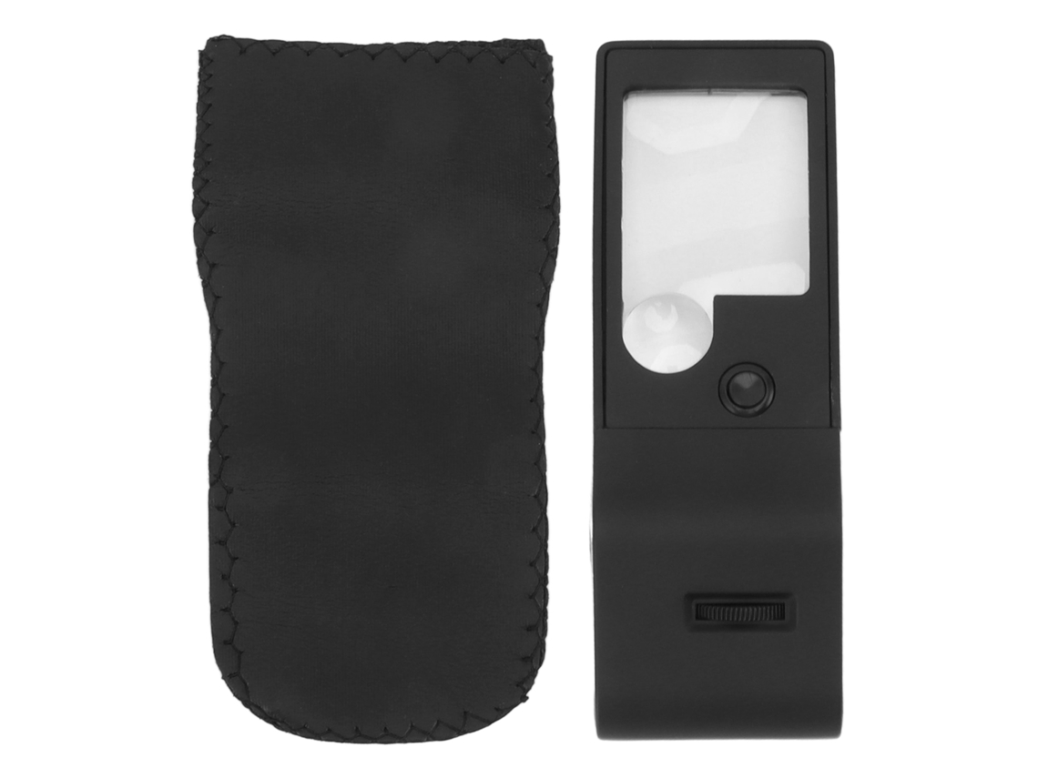 Rebe-lupa Iluminada Led 3x 10x 55x Portátil Asférica Con Detección Uv Lupa De Aumento