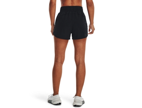 Pantalones Cortos de Mujer UNDER ARMOUR Corto Tejido Flex Negro (XS)