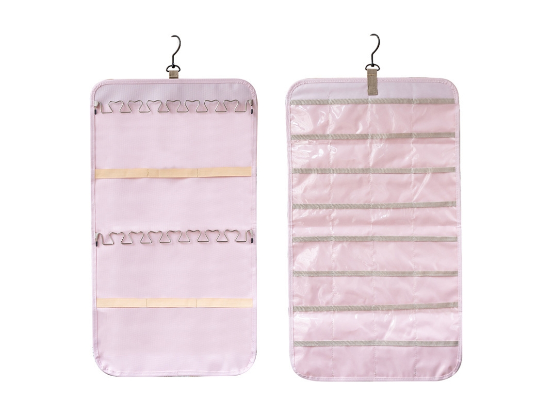 Bolsa de almacenamiento rosa de doble cara de gran capacidad, tamaño M, 65*36 YUNZII