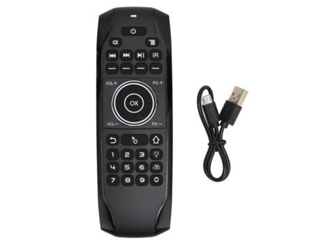Control remoto por voz Reemplazo Bluetooth Air Control remoto para TV Box Computadora Televisión inteligente G7BTS Versión Bluetooth sin receptor Z...