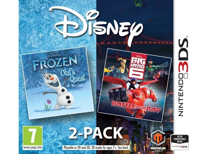 JG. 3DS DISNEY 2 PACK:FROZEN + BIG HERO6