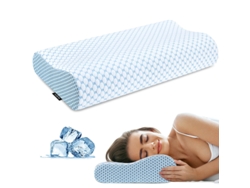 Almohada Cervical Para El Cuello, Almohadas De Espuma Viscoelástica Contorneadas, Almohada Ergonómica Inodora