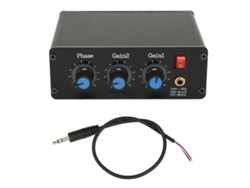 Eliminador QRM 3P X Phase 1.8 Cancelador de señal de banda HF de 30 MHz con control PTT de aleación de aluminio ajustable con perilla de sintonización