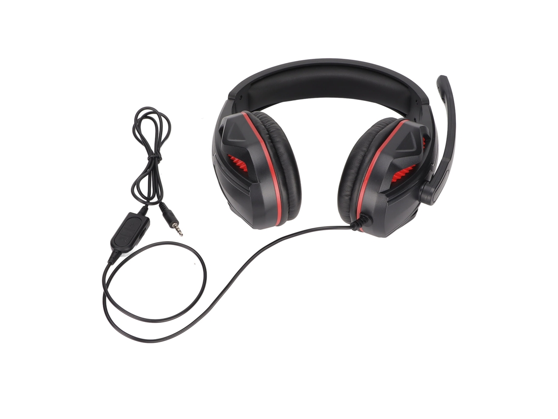 Auriculares Gaming Con Cancelación De Ruido, Función Silencio, Conector 3,5 Mm, Micrófono Integrado