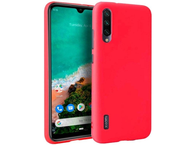 Carcasa Xiaomi Mi A3 COOL Silicona Rojo