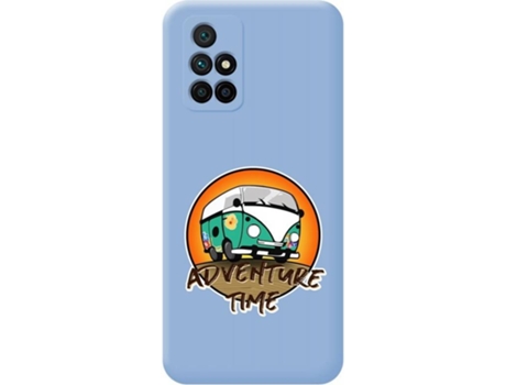 Carcasa Xiaomi Redmi 10 TUMUNDOSMARTPHONE Adventure Time Azul