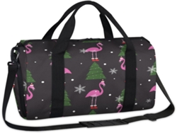 Bolsa Deportiva Forma Flamenco Navideño Bolsa Fin Semana Mano Informal Viaje Para Niños Niñas Mujeres Hombr