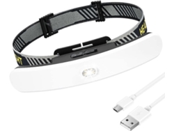 Linterna Frontal Recargable, 6 Modos De Iluminación, Ajustable 90°, 2000mah, Luminoso Amplio, Resistente, Ligero