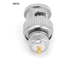2026-as-20 Piezas Adaptador de conector macho BNC Q9 de latón para sistemas CCTV