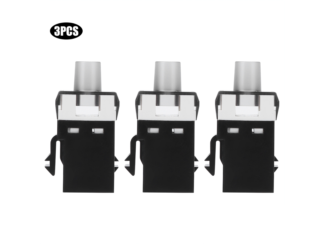 2026-3pcs Módulo Rj45 180 Grados Cat6 Utp Conector Adaptador Red Informática