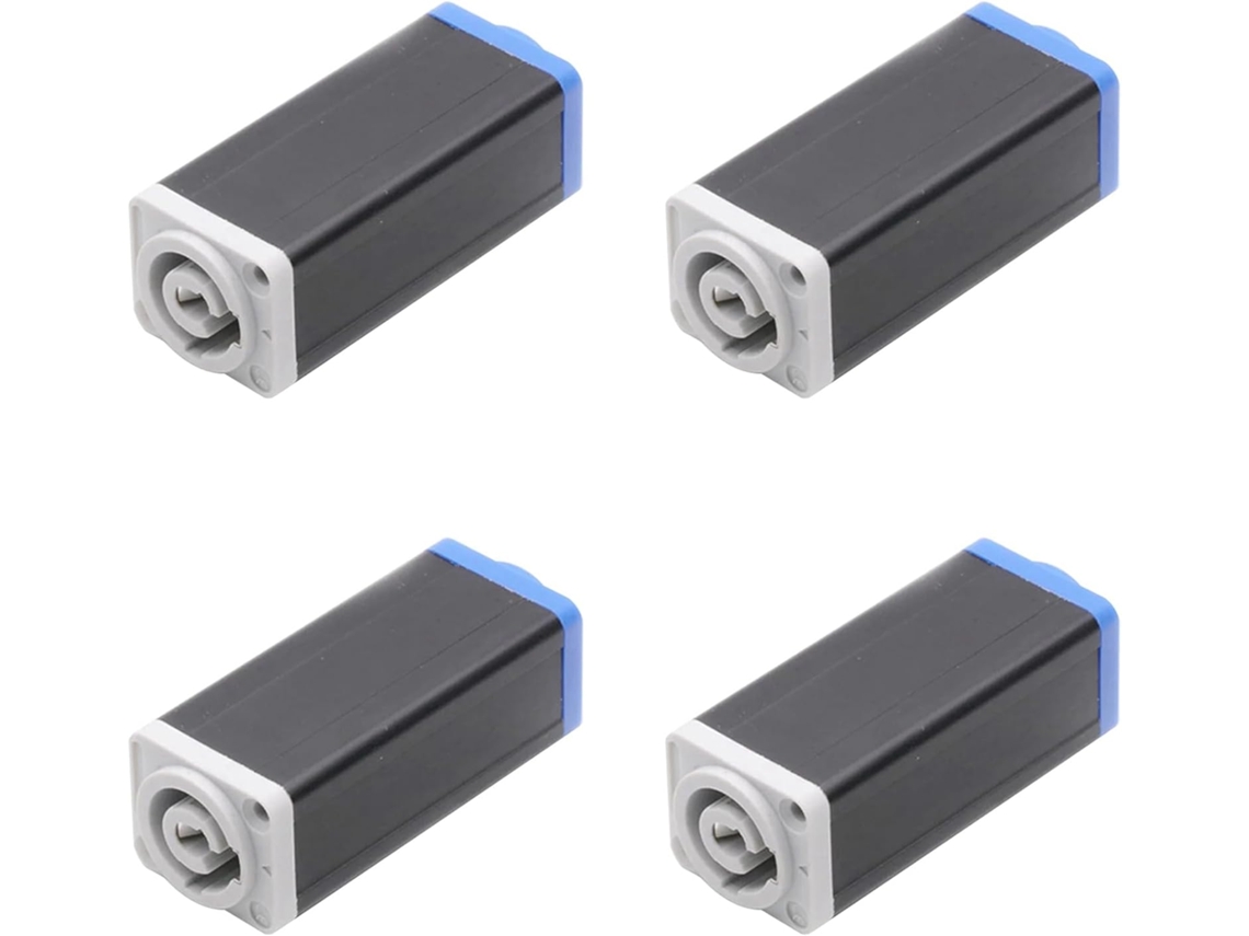 Adaptador Acoplador De Ca Powercon Led 4x, Conector De Extensión, Recto Para Panel Speakon