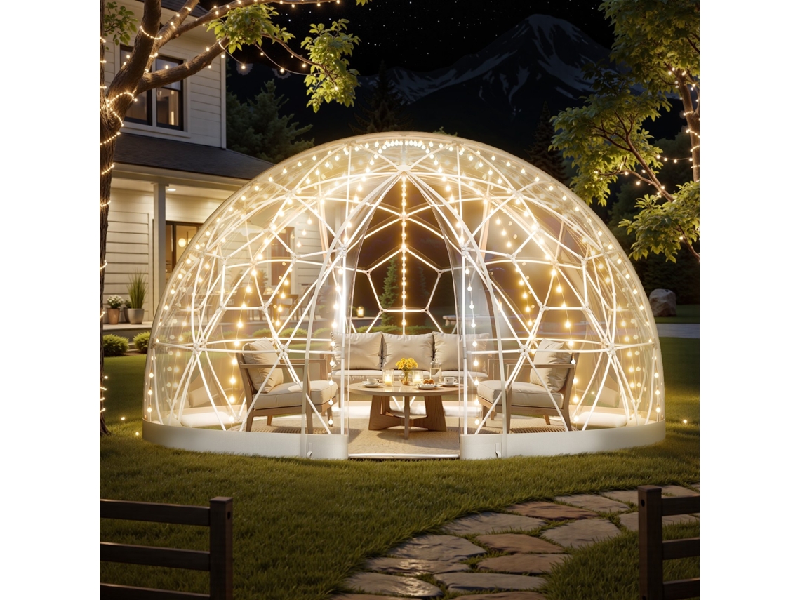 Tienda de campaña Vevor Bubble Dome de 360 ​​x 220 cm para 4 a 7 personas
